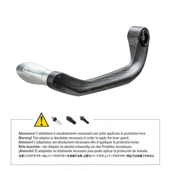 Protección de maneta de embrague Plata Lightech ISS119LASIL