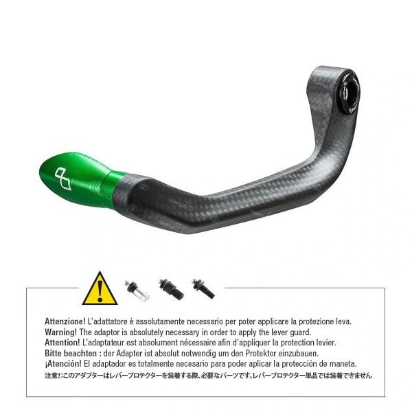 Protección de maneta de embrague Verde Lightech ISS201LTVER
