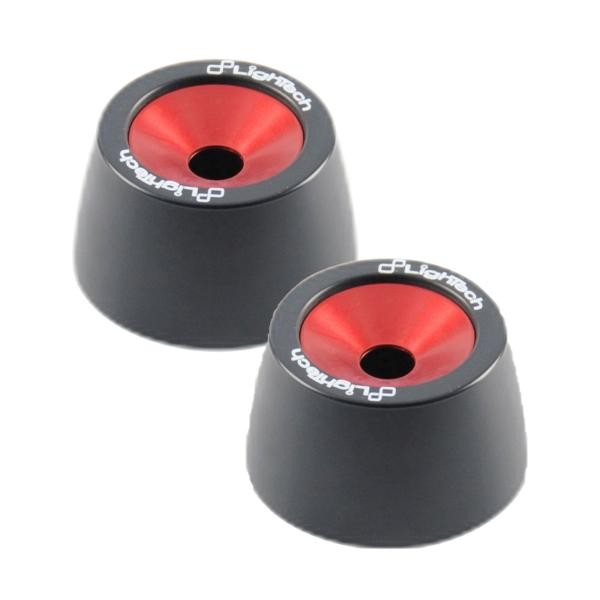 Kit protectores tuerca de rueda Rojo Lightech WAPYA416ROS