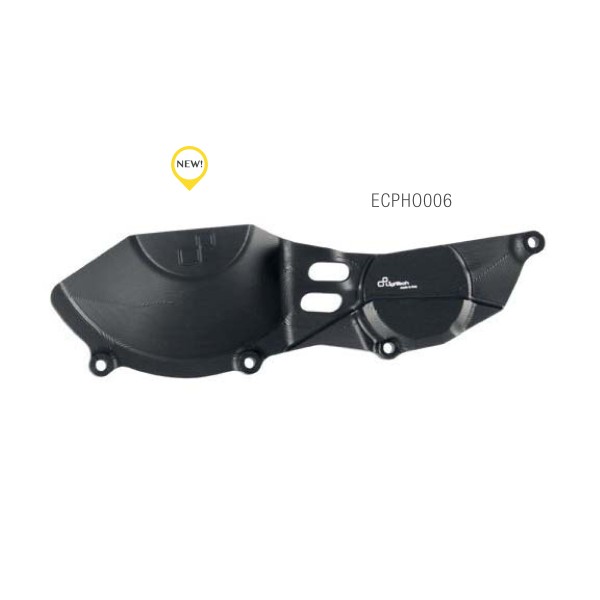 Tapa embrague lado derecho Negro Lightech ECPHO006NER