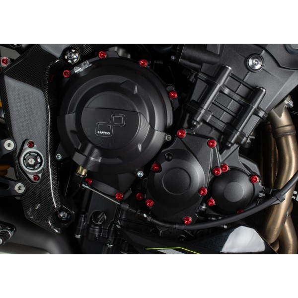 Tapa embrague lado derecho Negro Lightech ECPTR003NER