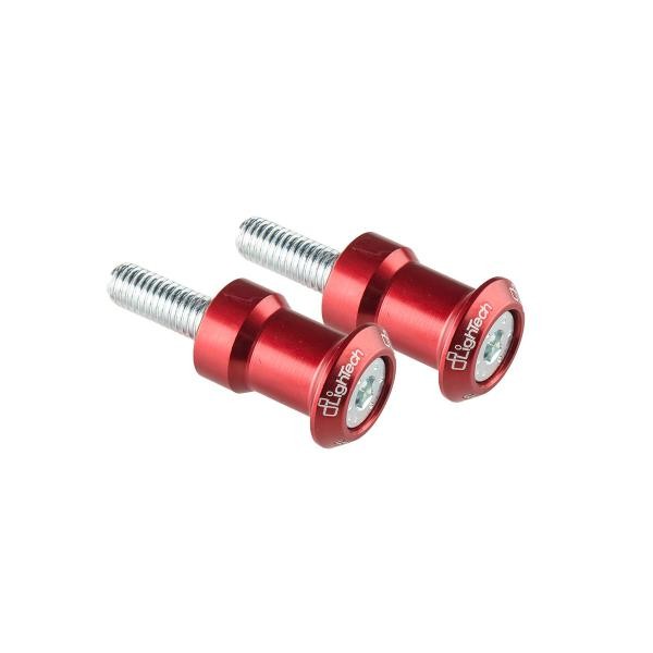 Soporte de caballete M6 Rojo Lightech SCV003ROS