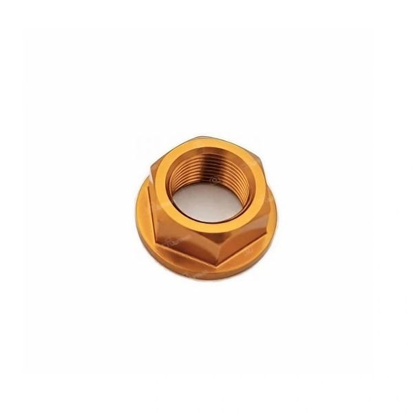 Tuerca rueda delantera Oro Lightech D001ORO