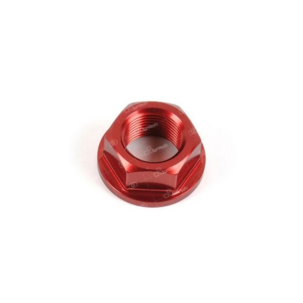 Tuerca rueda delantera Rojo Lightech D001ROS