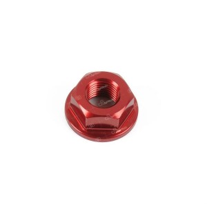 Tuerca rueda delantera Rojo Lightech D010ROS