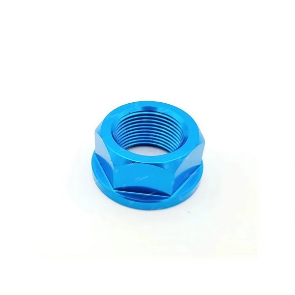 Tuerca rueda trasera Azul cobalto Lightech D003COB