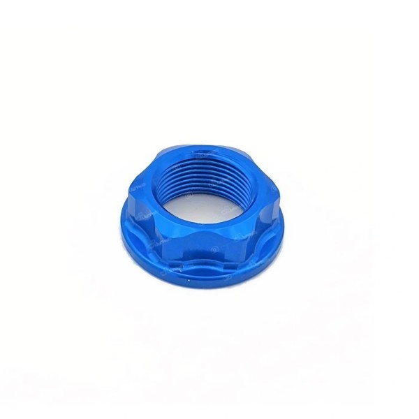 Tuerca rueda trasera Azul cobalto Lightech D013COB