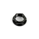 Tuerca rueda trasera lado derecho Negro Lightech D021NER