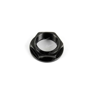 Tuerca rueda trasera lado derecho Negro Lightech D021NER