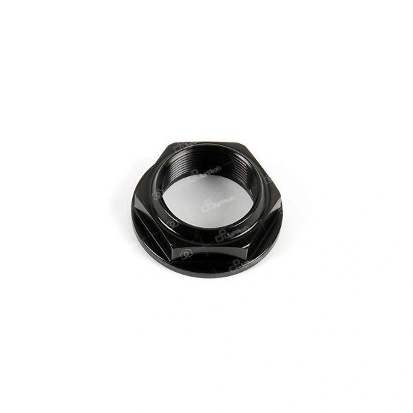 Tuerca rueda trasera lado derecho Negro Lightech D021NER