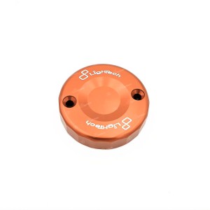 Tapa de bomba de freno delantero Naranja Lightech FBC04ARA