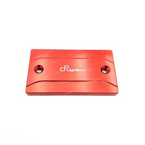 Tapa de bomba de freno delantero Rojo Lightech FBC13ROS