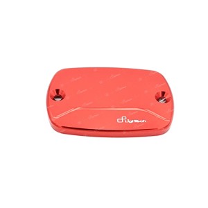 Tapa de bomba de freno delantero Rojo Lightech FBC15ROS