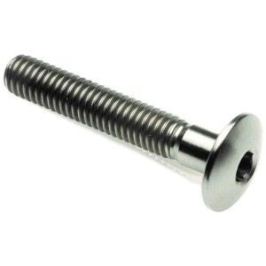 Tornillo Cabeza Abombada 002 Titanio Lightech T002M6010