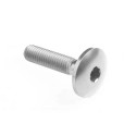 Tornillo Cabeza Abombada 003 Plata Lightech 003M5025SIL