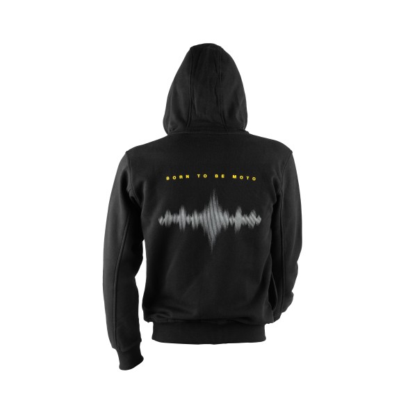 Sudadera con capucha Negro Lightech HDS006