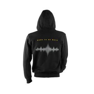 Sudadera con capucha Negro Lightech HDS007