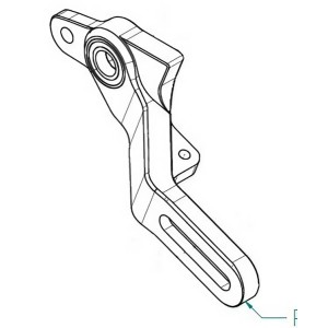 Conjunto de palanca de freno  Lightech RFTR275