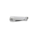 Pletina de estribera fija Plata Lightech FTR1098SIL