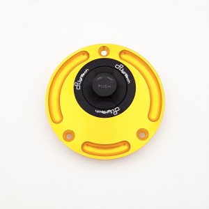 Tapón depósito de cierre rápido Negro y oro Lightech TR16N-O