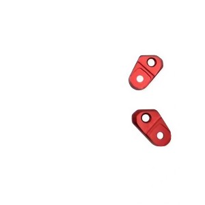 Kit de soporte para reposapiés Rojo Lightech RFTR244ROS