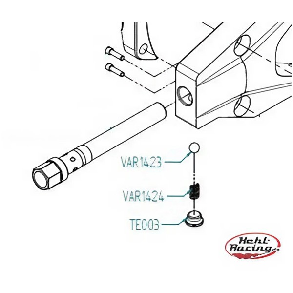 Esfera para tensor de cadena  Lightech VAR1423