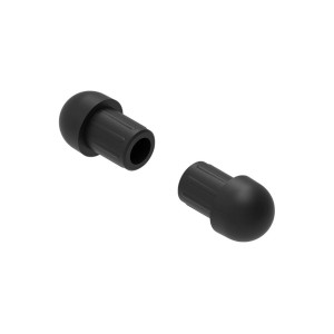 Kit de tapas para manillares para tubos Negro Lightech HBT008NER