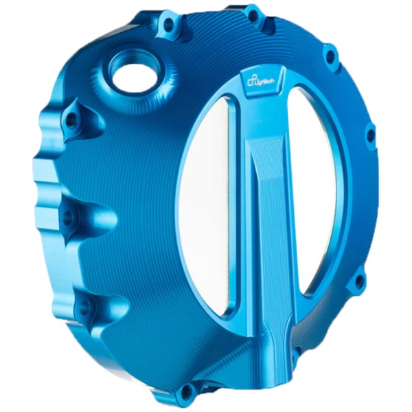 Tapa de cárter de embrague transparente Azul cobalto Lightech GCTBM001COB
