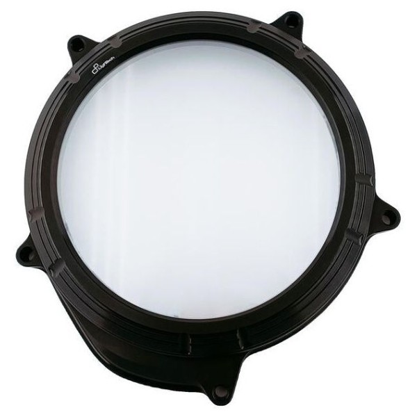 Tapa de cárter de embrague transparente Negro Lightech GCTKT001NER