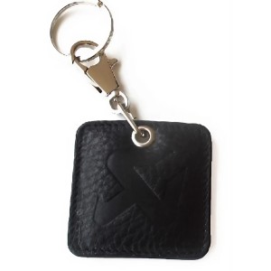 Llavero cuadrado Negro Akrapovic 800948