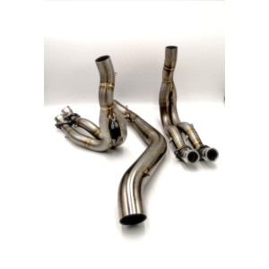 Colectores opcionales Racing. No homologado  Akrapovic E-S6R6