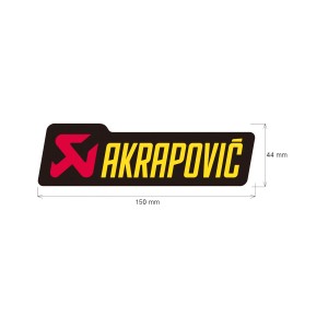 Adhesivo anticalorico 180 x 52 mm  Akrapovic P-HST1AL
