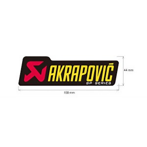 Adhesivo anticalorico 150 x 44 mm  Akrapovic P-HST2ALSP