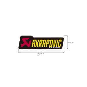 Adhesivo anticalorico 90 x 26 mm  Akrapovic P-HST3ALSP