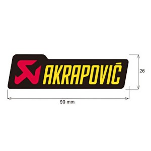 Adhesivo 90 x 26 mm  Akrapovic P-HST3PO