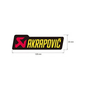 Adhesivo anticalorico 120 x 35 mm  Akrapovic P-HST6AL