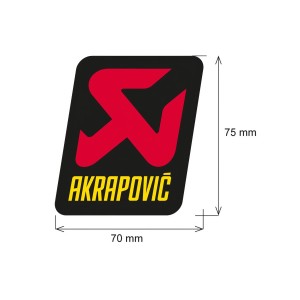 Adhesivo anticalorico 70 x 75 mm  Akrapovic P-VST2AL