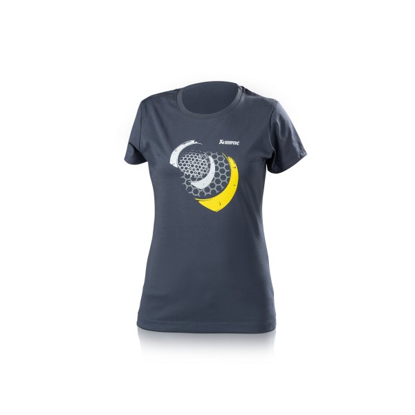 Camiseta Mujer Lifestyle Mesh Azul-Grisácea Azul grisáceo Akrapovic 801764