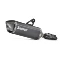 BLACK EDITION silenciosos Slip-on. Homologado Negro Akrapovic S-B12SO16-HAABL
