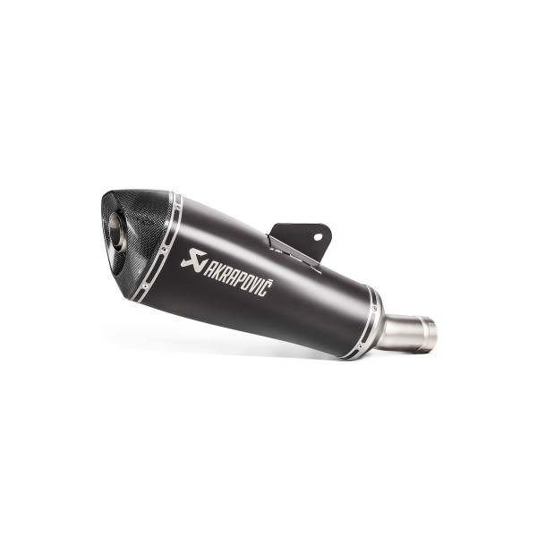 BLACK EDITION silenciosos Slip-on. Homologado Negro Akrapovic S-B12SO19-HLGBL