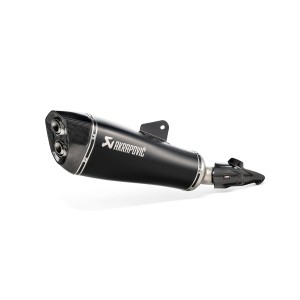 BLACK EDITION silenciosos Slip-on. Homologado Negro Akrapovic SB12SO22HALAGTB