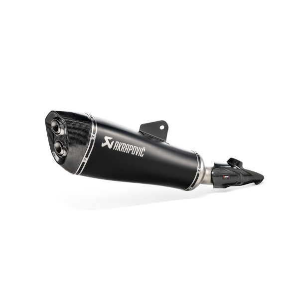 BLACK EDITION silenciosos Slip-on. Homologado Negro Akrapovic SB12SO22HALAGTB