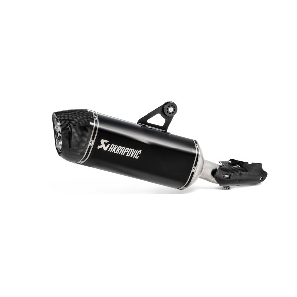 BLACK EDITION silenciosos Slip-on. Homologado Negro Akrapovic S-B12SO23HAATBL