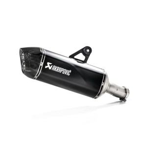 BLACK EDITION silenciosos Slip-on. Homologado Negro Akrapovic S-B12SO23HAATBL