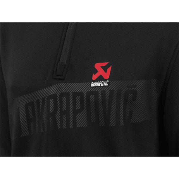 Sudadera hombre de cuello alto Negro Akrapovic 802213