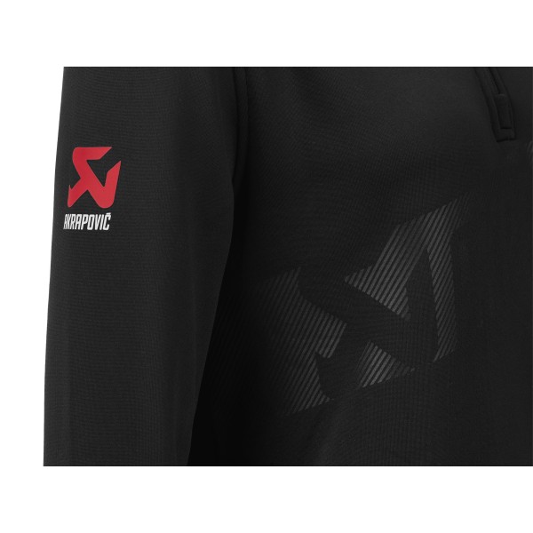 Sudadera mujer de cuello alto Negro Akrapovic 802217