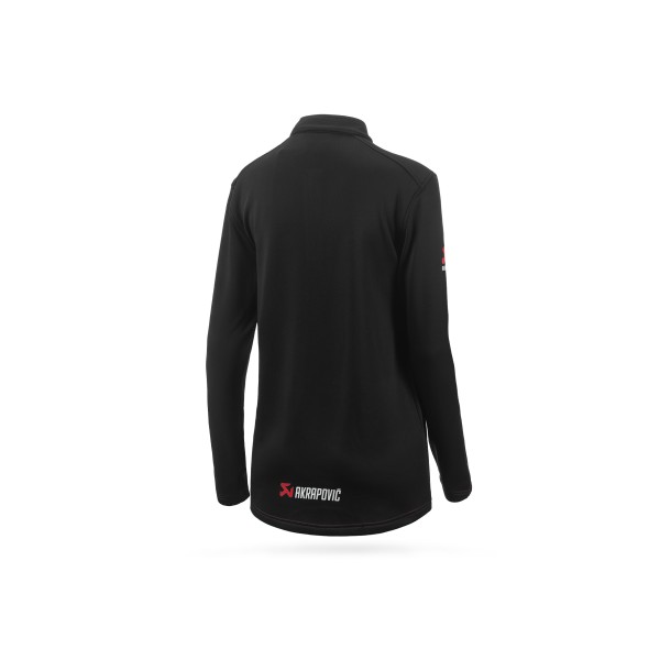 Sudadera mujer de cuello alto Negro Akrapovic 802218