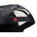 Gorra trucker con logo Akrapovic Gris ceniza - malla negra Akrapovic 802282