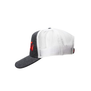 Gorra trucker con logo Akrapovic para niños Gris ceniza - malla blanca Akrapovic 802294