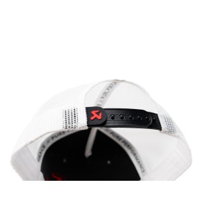 Gorra trucker con logo Akrapovic para niños Gris ceniza - malla blanca Akrapovic 802294